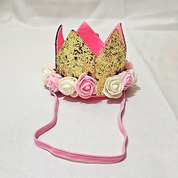 Half 1/2 Birthday Hat Crown - Picture 3 of 3